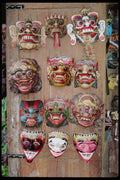 217048 Javanese Masks A4 Photo Print