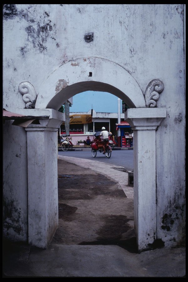 217066 Yogyakarta, A View Of A Street A4 Photo Print