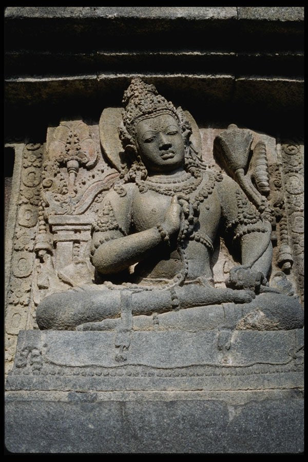 217080 Prambanan, A Relief Carving A4 Photo Print