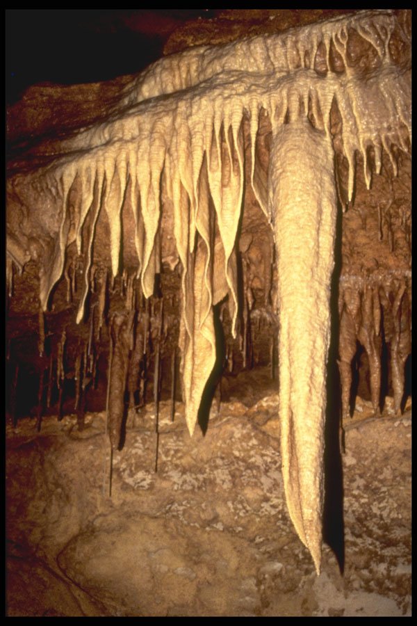 218043 Inner Space Caverns, Texas A4 Photo Print