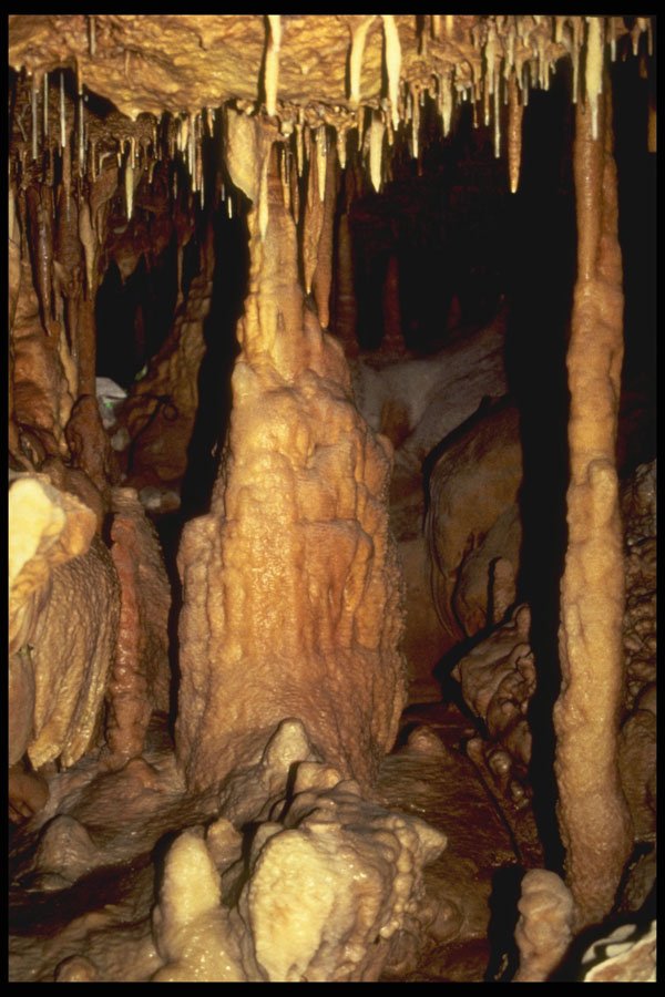 218045 Inner Space Caverns, Texas A4 Photo Print