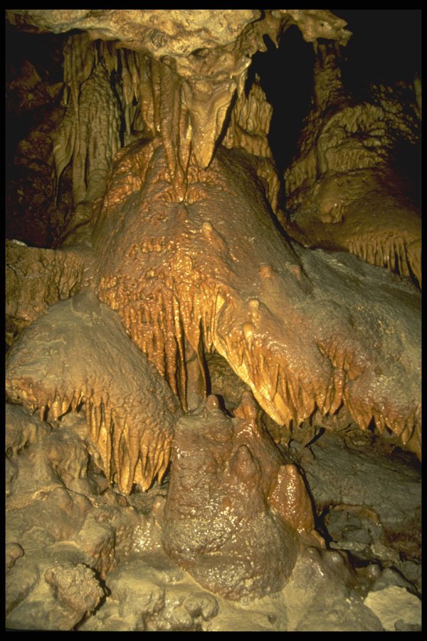 218046 Inner Space Caverns, Texas A4 Photo Print