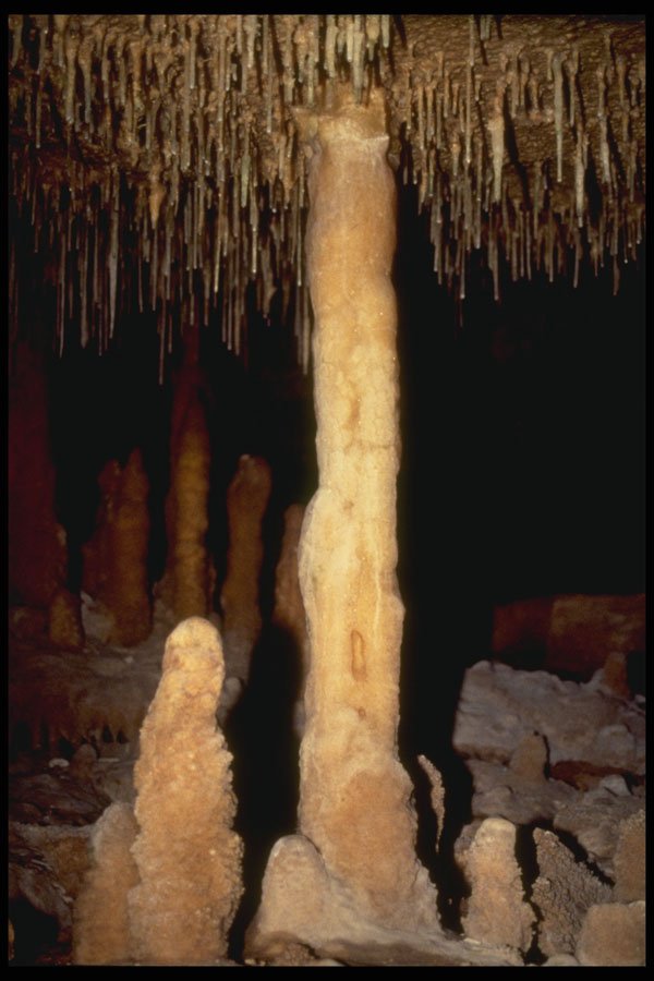 218054 Inner Space Caverns, Texas A4 Photo Print