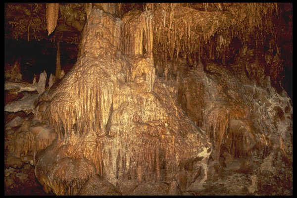 218058 Inner Space Caverns, Texas A4 Photo Print