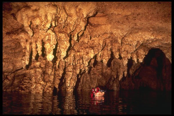 218091 Chandelier Cave, Palau A4 Photo Print