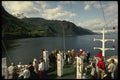 219005 Cruise Passengers View Coastal Landscape A4 Photo Print