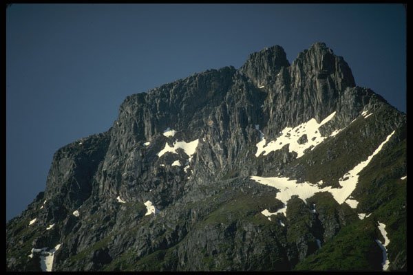 219008 Norway's Coastal Peaks Rise Over 8,000 Feet A4 Photo Print