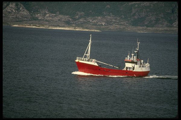 219011 Fishing Vessels Are Common Coastal Sights A4 Photo Print