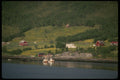 219016 Small Coastal Village Isolated Except By Water A4 Photo Print
