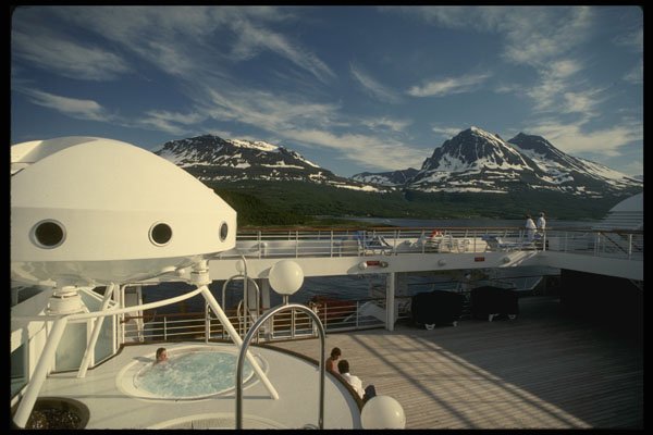 219021 Scenery From The Luxury Of A Cruise Ship A4 Photo Print