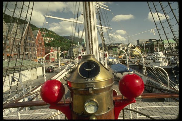 219024 Bergen Has A Nautical And Royal Heritage A4 Photo Print