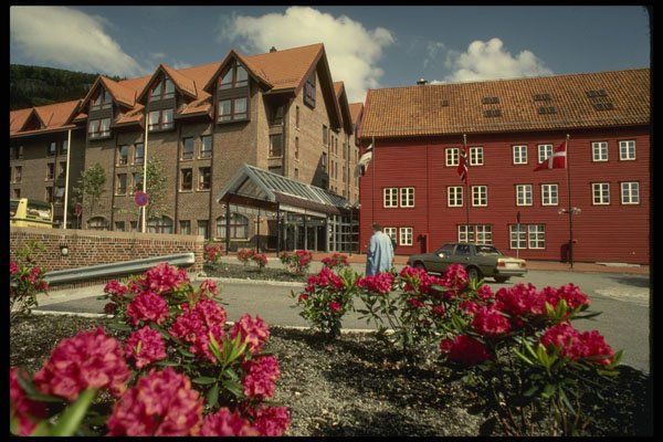 219025 The Royal Hotel Bergen, New But With An Historic Look A4 Photo Print