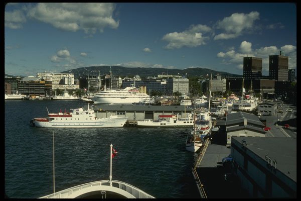 219032 Oslo's Waterfront Is Neat And Tidy A4 Photo Print