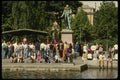 219040 Open Air Entertainment In A Downtown Oslo Park A4 Photo Print