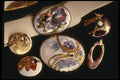 219061 Modern Gold, Porcelain And Pearl Jewelry From Stavanger A4 Photo Print