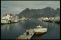 219090 Exploring Henningsvaer Port A4 Photo Print