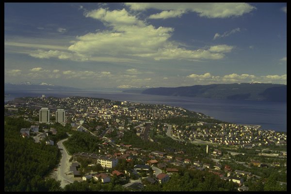 219095 Scenic Narvik, Norway's Iron Ore Port A4 Photo Print