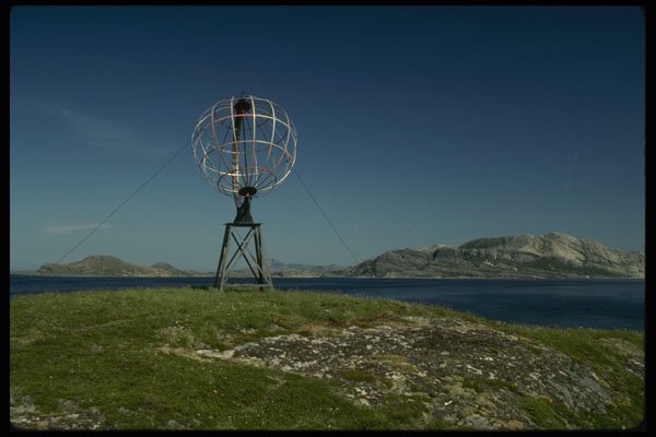 219098 The Arctic Circle Marker, Norway A4 Photo Print