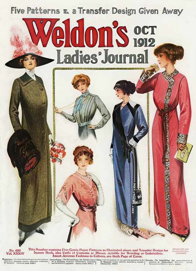 22 Weldons Ladies Jo Vintage Advert A4 Photo Print