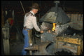 220058 Blacksmith Heating Shoe For Shaping A4 Photo Print