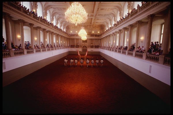 222008 Spanish Riding School, Hofburg Palace, Vienna A4 Photo Print