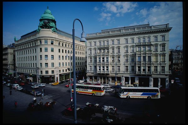222018 Albertina Platz, Old Vienna A4 Photo Print