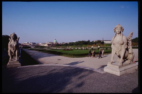 222022 Belvedere Palace Guardians, Vienna A4 Photo Print