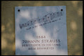 222033 Johann Strauss Commemorative Plaque, Vienna A4 Photo Print