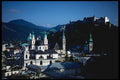 222050 Fortress Overlooks The Old Town A4 Photo Print