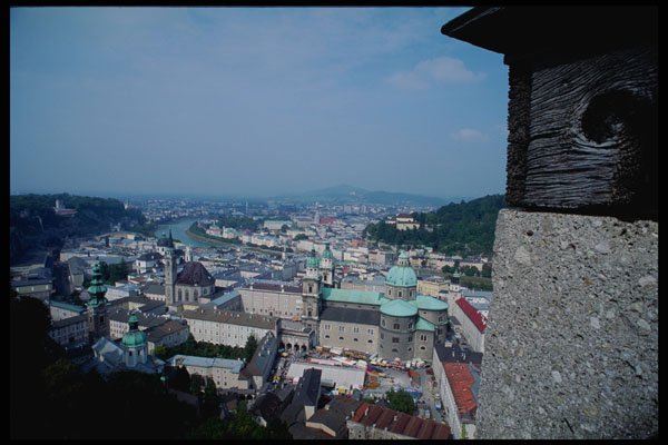 222052 Spires And Towers Reflecting Salzburg's Religious Past A4 Photo Print