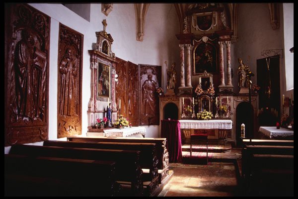 222054 The Fortress Chapel, Salzburg A4 Photo Print