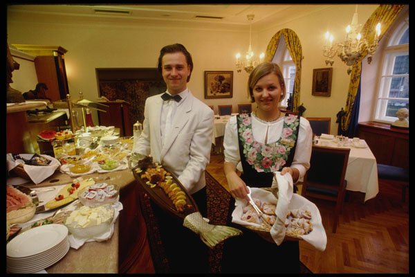 222097 Dining Is Graced By Centuries Of Salzburg Hospitality A4 Photo Print