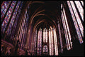 223040 Gothic Interior Of Sainte Chapelle, Paris A4 Photo Print