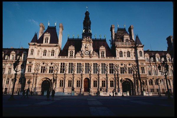 223053 Facade, Hotel De Ville, Paris A4 Photo Print