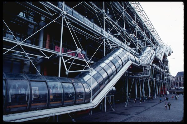 223067 Main Access To The Pompidou Center, Modern Art Museum A4 Photo Print