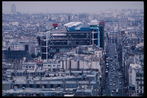 223070 View Of The Pompidou Center In The Beaubourg A4 Photo Print