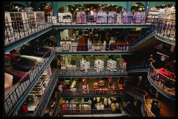 223072 Interior Of The Samaritaine Department Store, Paris A4 Photo Print