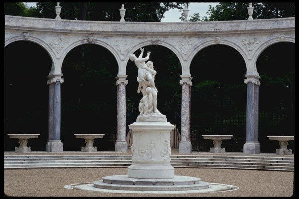 223097 Statuary In The Bosquets Du Midi Colonnade,Versailles A4 Photo Print