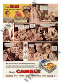 224 bilko camel cigarettes 2 Vintage Advert A4 Photo Print