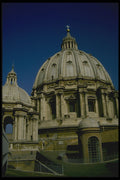 224001 Dome, St. Peter's Basilica, Rome A4 Photo Print