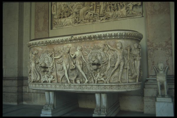 224023 Sarcophagus, Vatican Museum A4 Photo Print