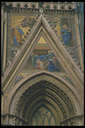 224028 Cathedral, Orvieto A4 Photo Print