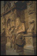224034 Michelangelo's Moses , Church Of St. Peter In Chains, Rome A4 Photo Print