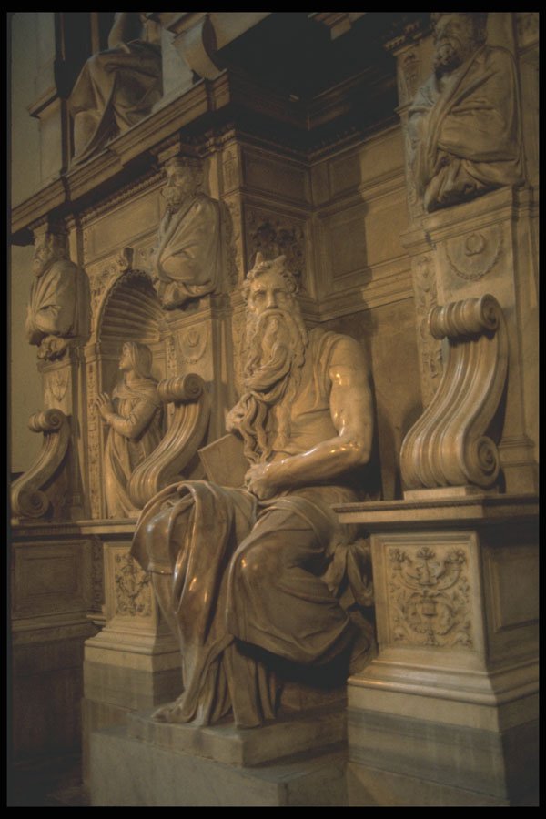 224034 Michelangelo's Moses , Church Of St. Peter In Chains, Rome A4 Photo Print