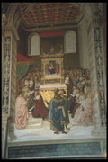 224038 Fresco By Pinturicchio, Cathedral, Sienna A4 Photo Print