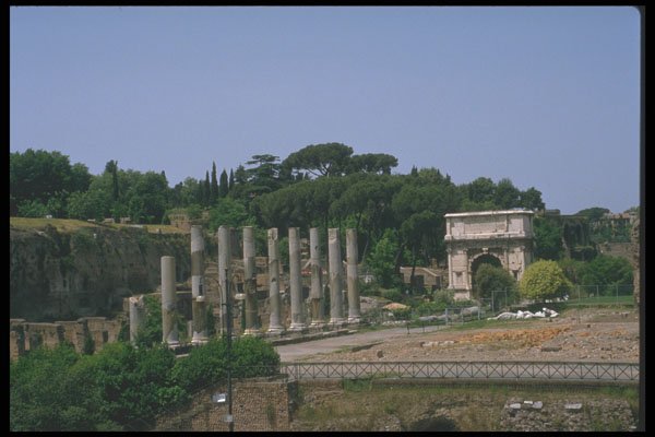 224039 Roman Forum A4 Photo Print