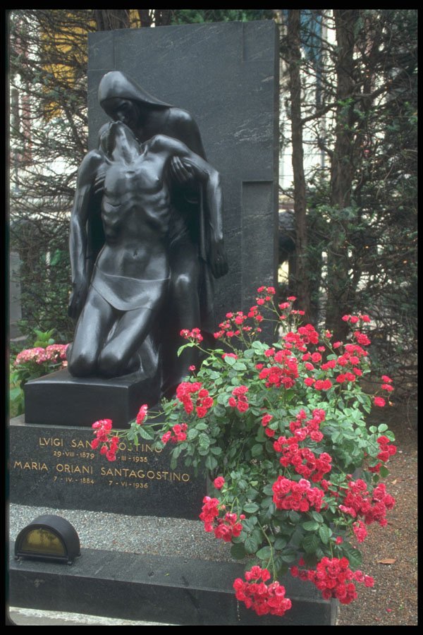 224068 Monumental Cemetery, Milan A4 Photo Print