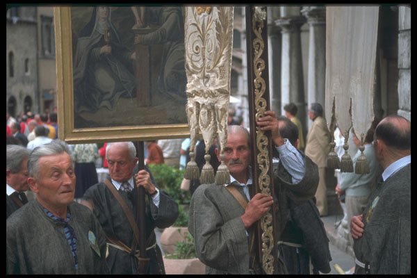 224070 Religious Procession, Assisi A4 Photo Print
