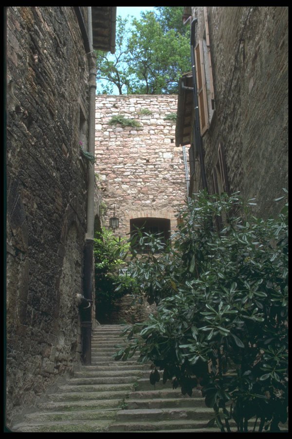 224083 Stairway, Assisi A4 Photo Print