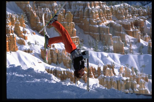 225007 Pole Flip, Bryce Canyon, USA A4 Photo Print